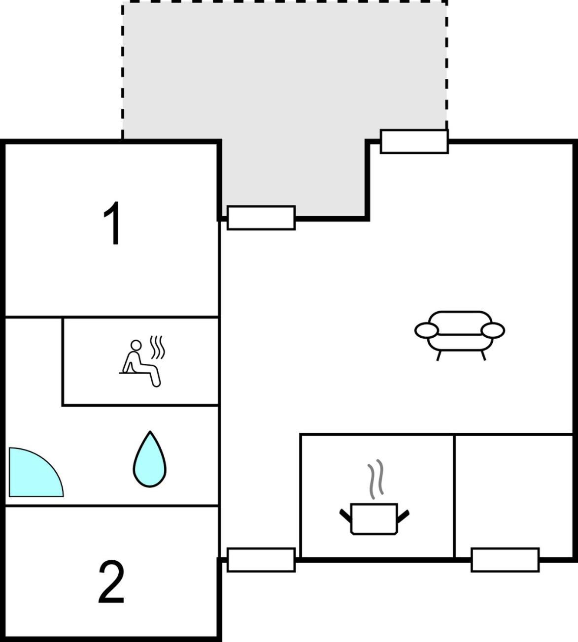 2 Bedroom Nice Home In Рехлин Екстериор снимка